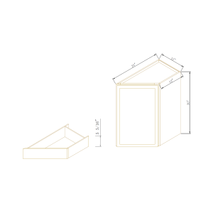 Base End Angle Cabinet