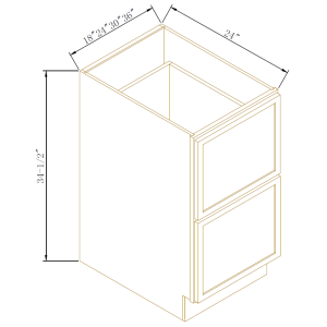 Two Drawer Bases