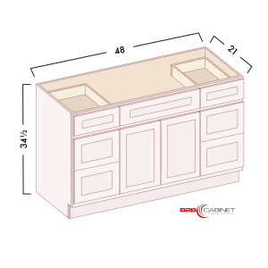 VANITY SINK & DRAWERS COMBO