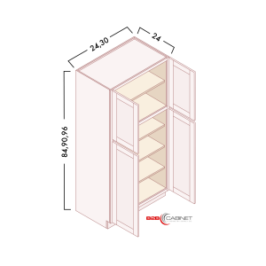 TALL PANTRY - DOUBLE DOOR