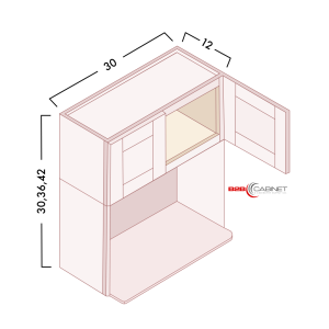 MICROWAVE WALL CABINET