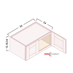 REFRIGERATOR WALL CABINETS - 24'' DEEP