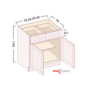 DOUBLE DOOR & DRAWER BASES