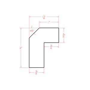 Angle Light Rail Moulding