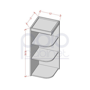 End Shelf Wall Cabinets
