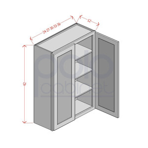 42'' High Double Door Wall Cabinets