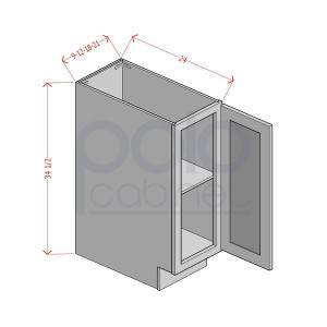 Single Full Height Door Bases
