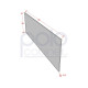 (SG-BP3696 1/4  | Plywood Finished Side Panel - 96