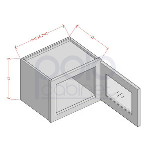 Single Glass Door Wall Stacker Cabinets