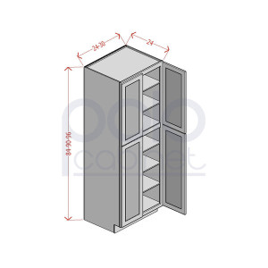 Four Doors Pantry Cabinets