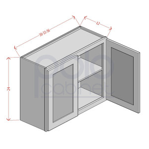 24'' High Bridge Wall Cabinets