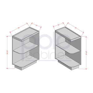 Base End Shelf Cabinet