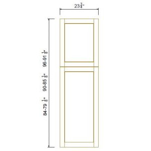 24'' W Tall Decorative Panels