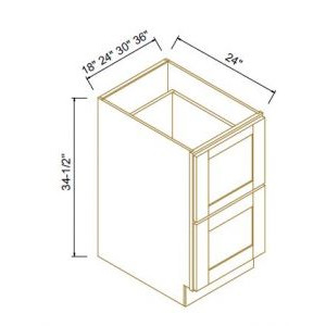 Two Drawer Bases