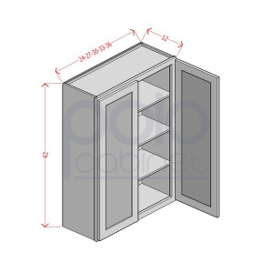 42'' High Double Door Wall Cabinets