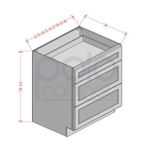 Three Drawers Bases