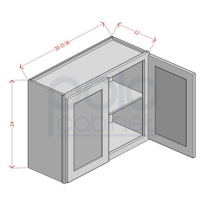 24'' High Bridge Wall Cabinets