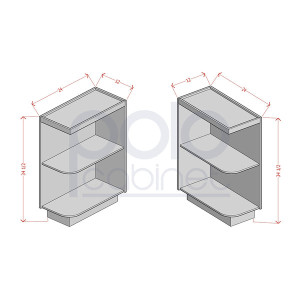 Base End Shelf Cabinet