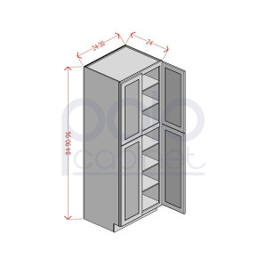 Four Doors Pantry Cabinets