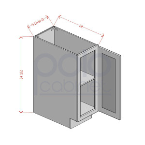 Single Full Height Door Bases