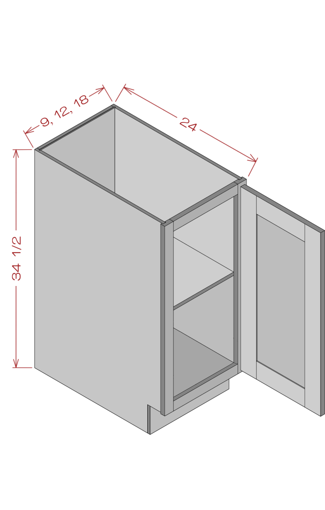 9''W*34-1/2''H*24''D
