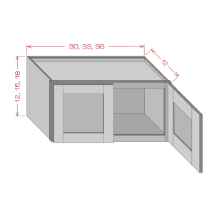 12'' Height Bridge Wall Cabinet