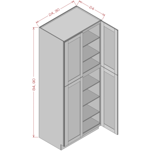 24'' Wide Utility Cabinets