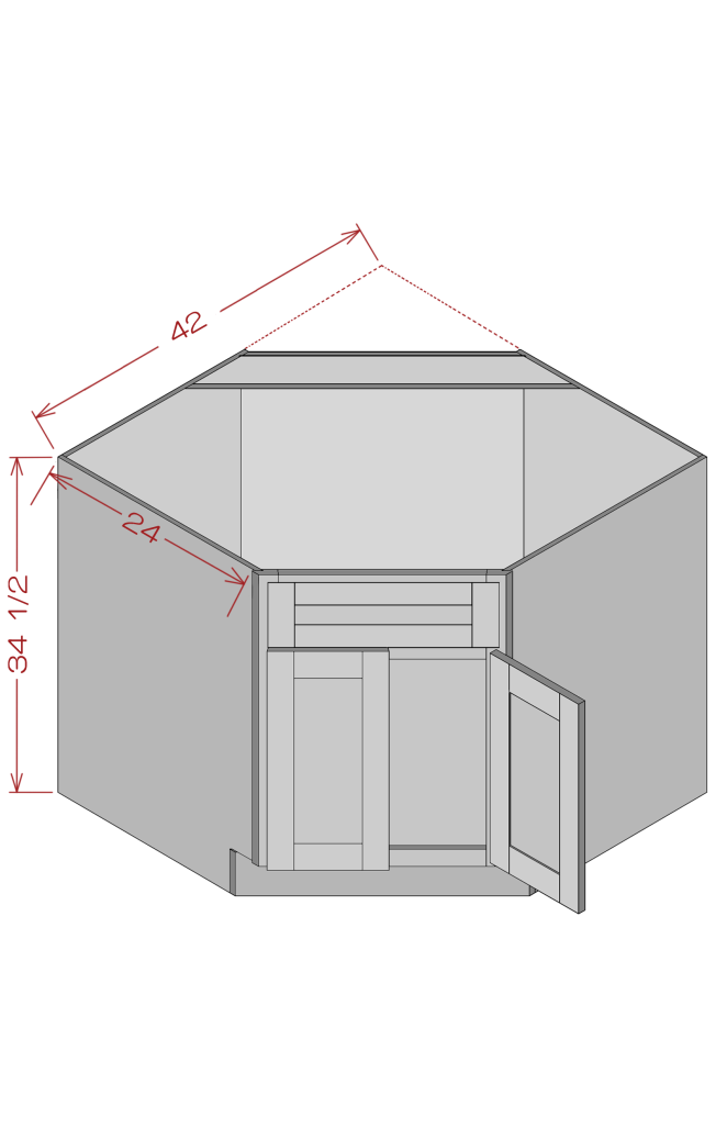 42''W*34-1/2''H*24''D
