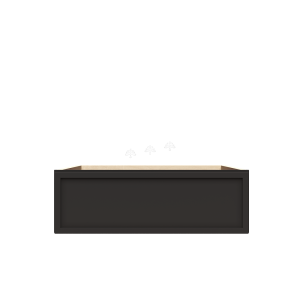 Urban Slim Black Shaker, Painted Finish Base Kitchen-Size Drawer W24