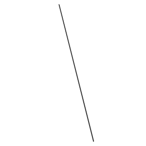 Urban Slim Black Shaker, Painted Black Batten Molding L96