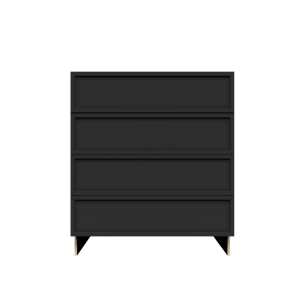 Urban Slim Black Shaker, Painted Finish Drawer Base Cabinet W27