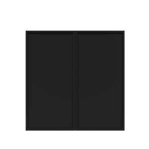 Urban Slim Black Shaker, Painted Finish Wall Cabinet W33