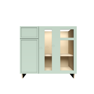 Urban Slim Minty Green Shaker, Painted Finish Blind Base Cabinet W36
