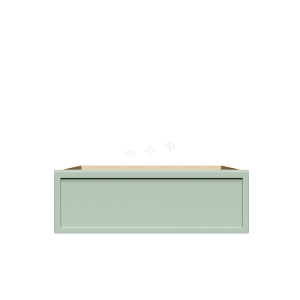 Urban Slim Minty Green Shaker, Painted Finish Base Kitchen-Size Drawer W36