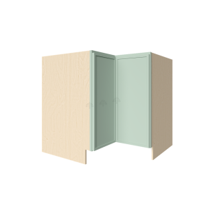 Urban Slim Minty Green Shaker, Painted Finish Base Lazy Susan Cabinet W33