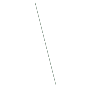 Urban Slim Minty Green Shaker, Painted Batten Molding L96