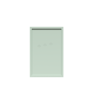 Urban Slim Minty Green Shaker, Painted Finish Deco Door W12