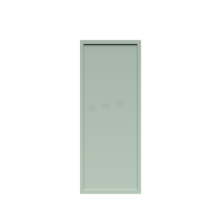 Urban Slim Minty Green Shaker, Painted Finish Deco Door W12