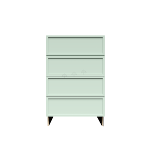 Urban Slim Minty Green Shaker, Painted Finish Drawer Base Cabinet W24