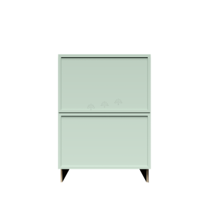 Urban Slim Minty Green Shaker, Painted Finish Drawer Base Cabinet W27