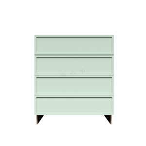 Urban Slim Minty Green Shaker, Painted Finish Drawer Base Cabinet W30