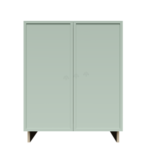 Urban Slim Minty Green Shaker, Painted Finish Full Height Base Cabinet W24