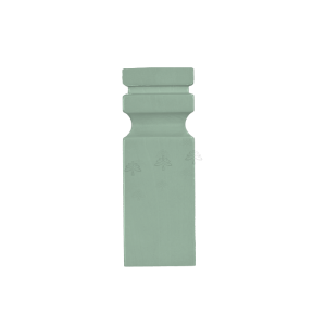 Urban Slim Minty Green Shaker, Painted Fluted Square Post End W2 3/4