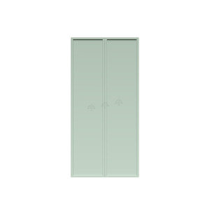 Urban Slim Minty Green Shaker, Painted Finish Pantry Cabinet Section W30