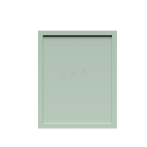 Urban Slim Minty Green Shaker, Painted Sample Door W15