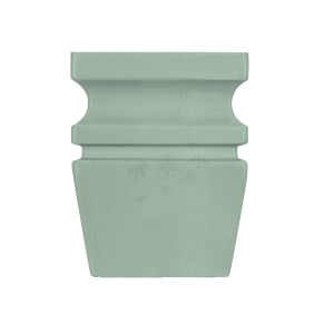 Urban Slim Minty Green Shaker, Painted Furniture Foot W3 1/2