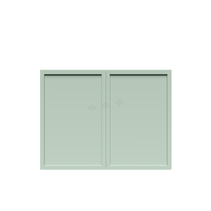 Urban Slim Minty Green Shaker, Painted Finish Wall Cabinet W24