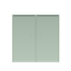 Urban Slim Minty Green Shaker, Painted Finish Wall Cabinet W27