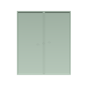 Urban Slim Minty Green Shaker, Painted Finish Wall Cabinet W27