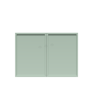 Urban Slim Minty Green Shaker, Painted Finish Wall Cabinet W30